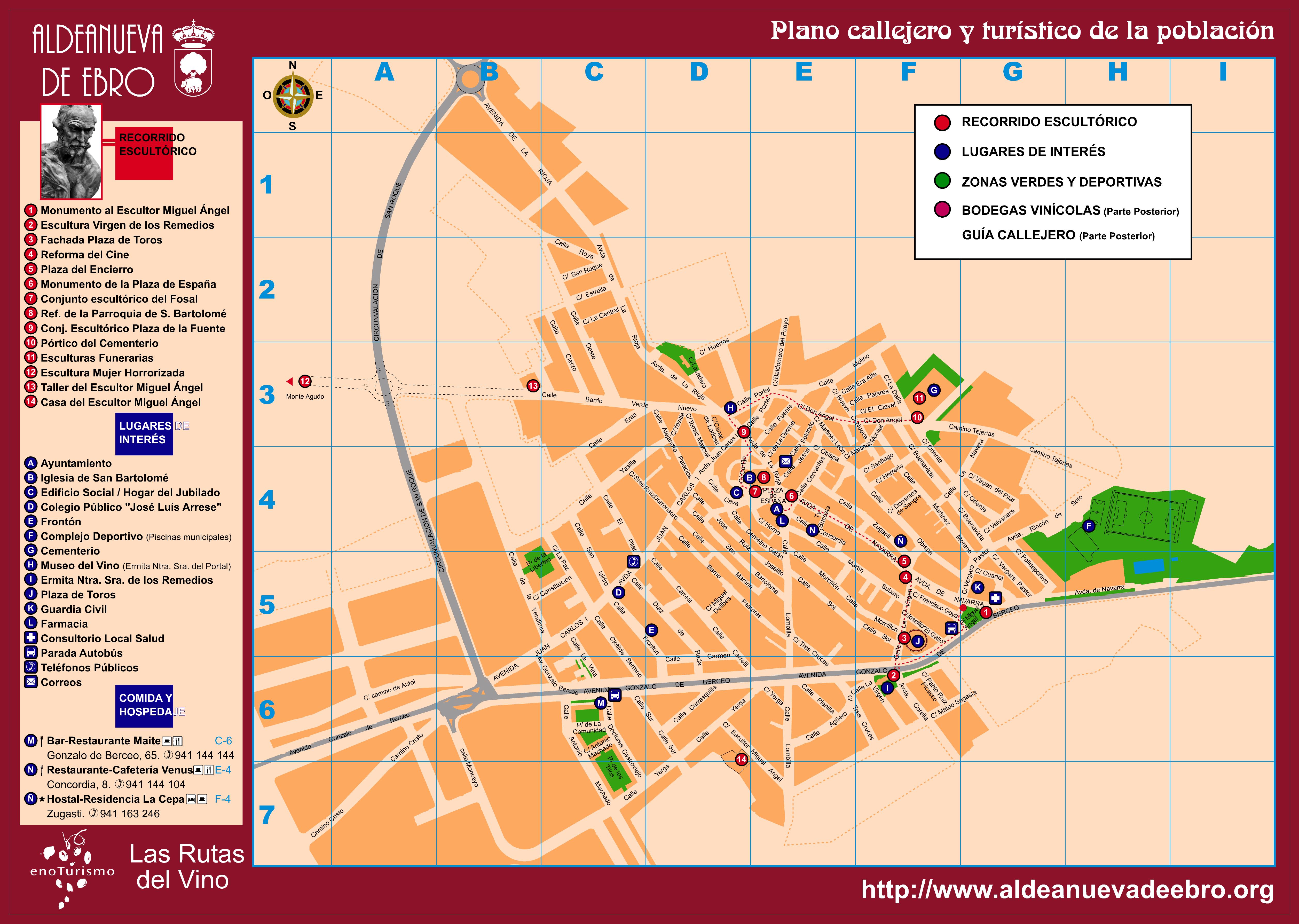 Callejero de Aldeanueva de Ebro