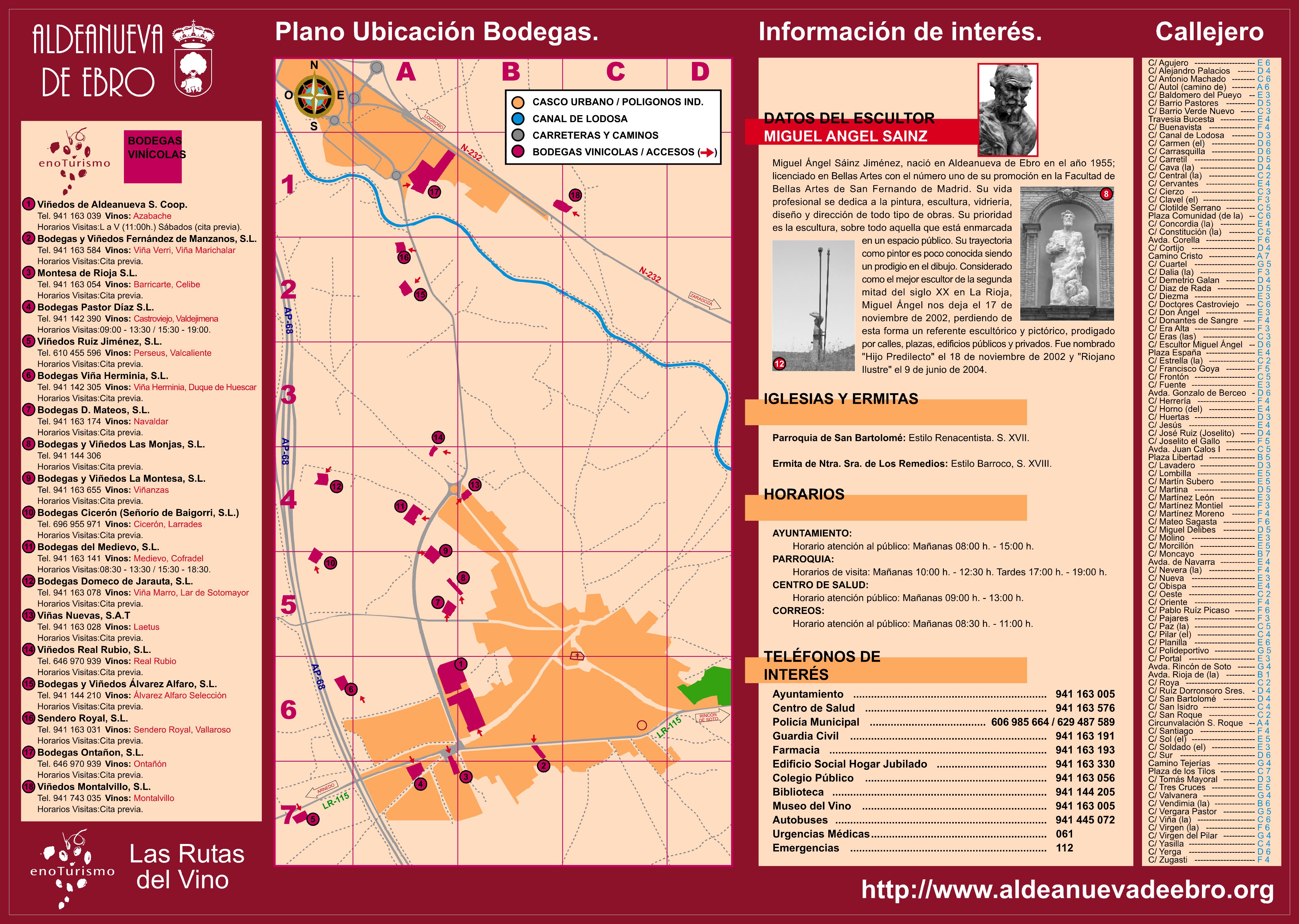 Localización de Bodegas